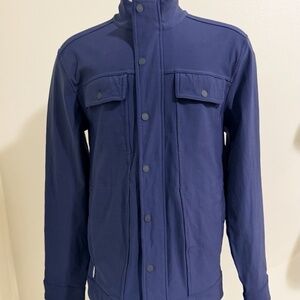 Mens Icebreaker Utility Softshell Merino Wool Casual Travel Stretch Jacket Large